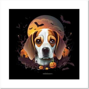 Halloween Beagle Posters and Art